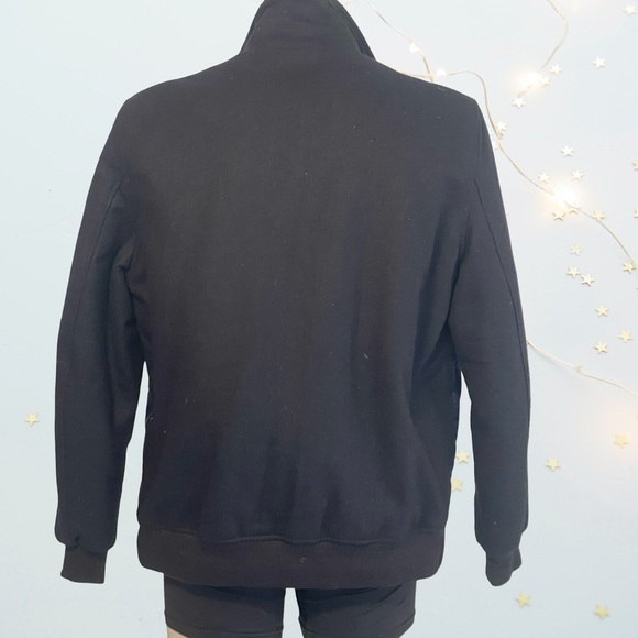 Men's Navy & Black Puffer Quilted Jacket in Large size - Picture 2 of 7